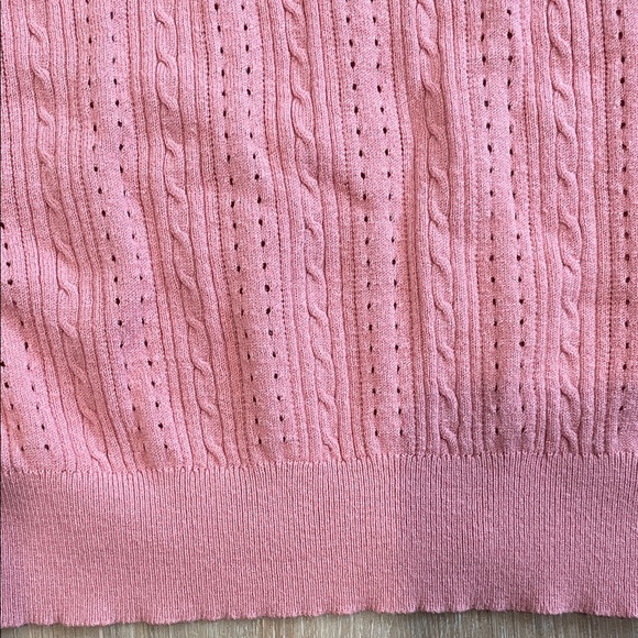 Pink Textured Knit Top - Picture 4 of 6